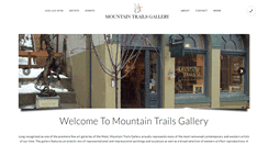 Desktop Screenshot of mountaintrailsgalleries.com