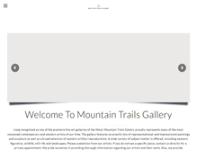 Tablet Screenshot of mountaintrailsgalleries.com